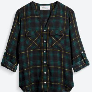 ALICE BLUE Boulder Button Down Blouse